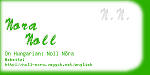 nora noll business card